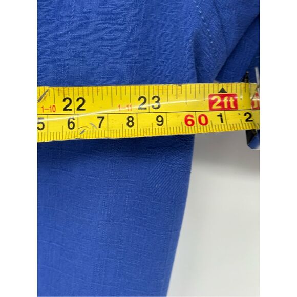 Tommy Bahama Button Down Shirt Thirst Down Silk Men Large Blue Football New‎ - Picture 9 of 10